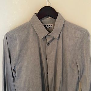 Express dress shirt.   Medium fitted light grey